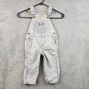 OshKosh B'gosh Boy's Size 18 Months 1.5 Year Adjustable Strap Bib Overalls Pants